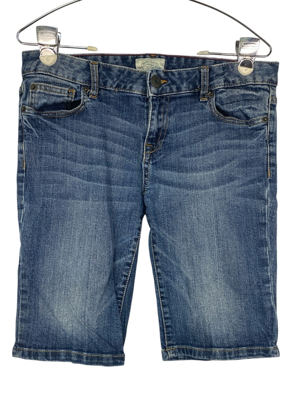 Aeropostale Blue Denim Bermuda Shorts Women’s Size 9/10